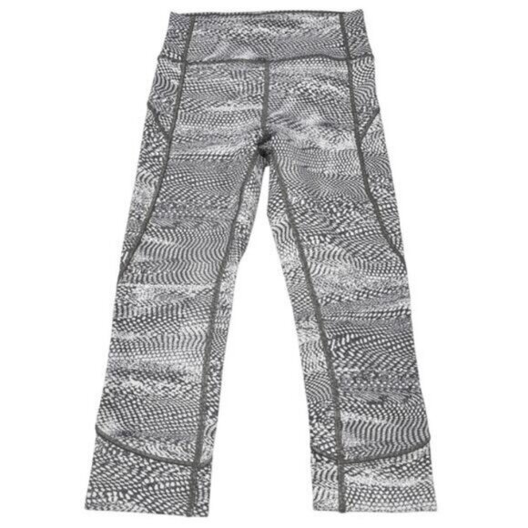 Lululemon In Movement Crop 19" In Swerve Vapor Metal Grey Size 4 - Picture 4 of 8